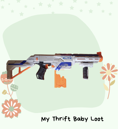 Preloved Nerf retaliator toy gun